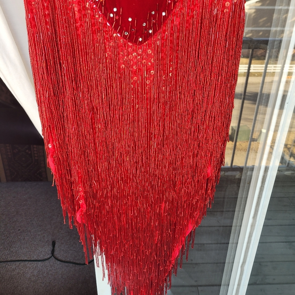 CUSTOM Handmade beaded gown